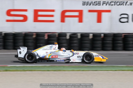 2008-04-26 Monza 1350 Formule Renault 3.5 Series - Miguel Molina